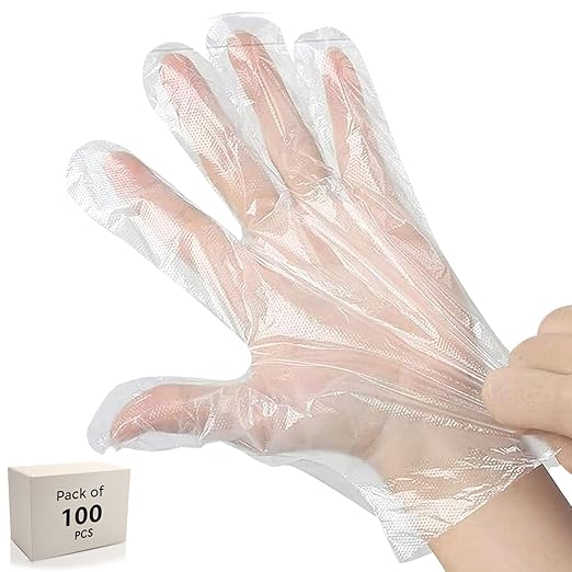 Disposable Hand Gloves-Transparent