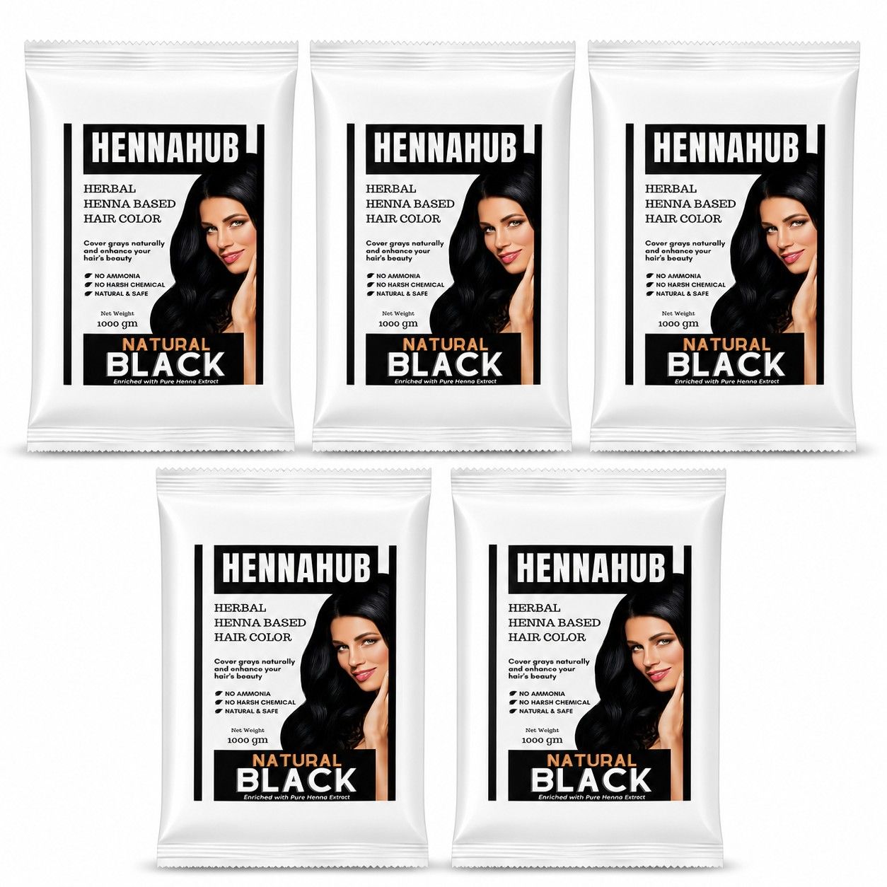 Black Henna Powder for hair